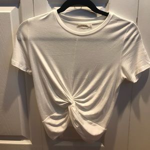 fashion nova knot front crop top